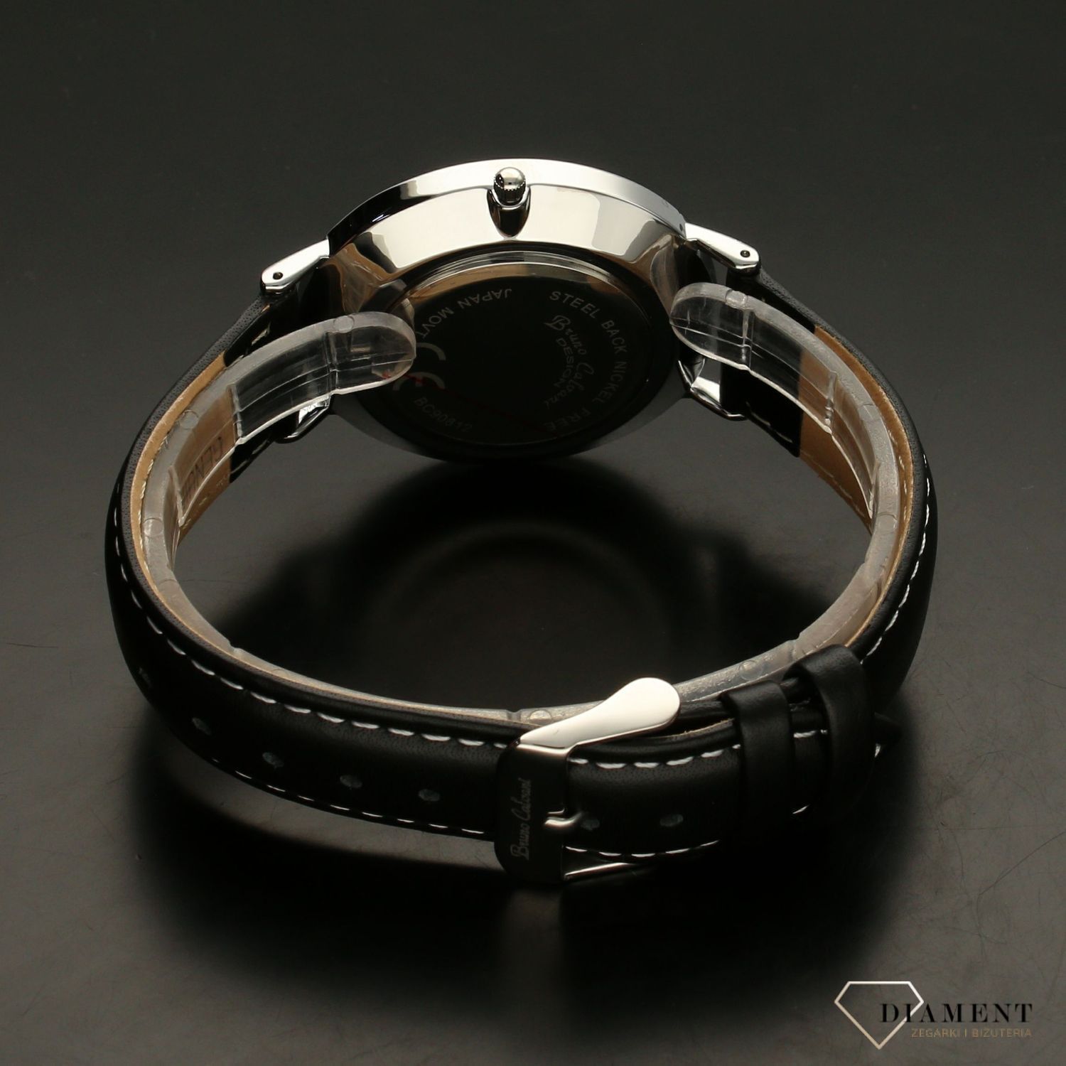 Zegarek męski na pasku Bruno Calvani Classic BC90812 SILVER.jpg